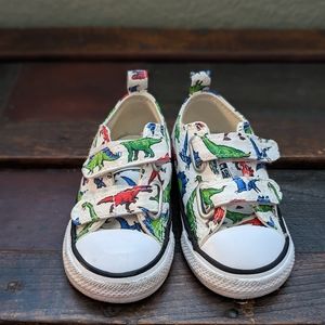 Toddler Converse Dinosaur shoes